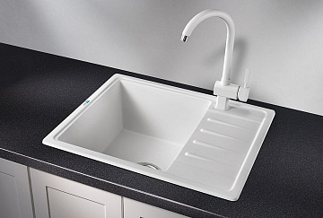 Мойка кухонная Granula Standart 5803, белый