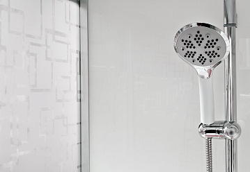 Душевая кабина DTO EM1512RN 120х80, LED, профиль хром, стекло матовое с узором