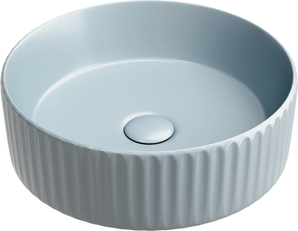 Накладная раковина Ceramicanova Element CN6057MHL серо-голубая матовая Sancos — официальный сайт