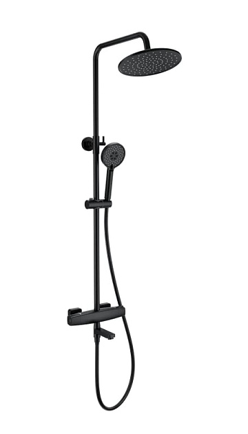 Душевая стойка Wonzon & Woghand NEO WW-B3035-A3-MB, матовая черная