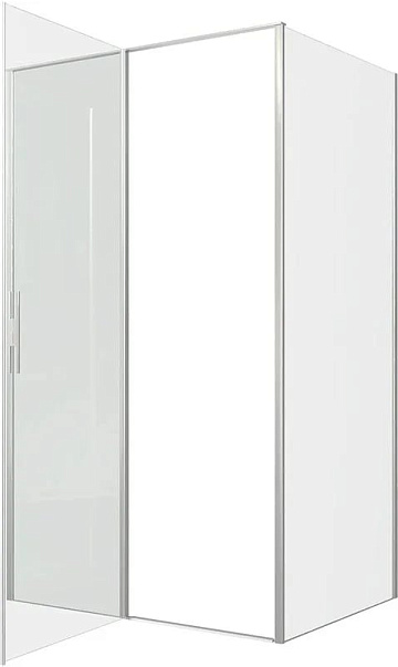 Душевой уголок Allen Brau Priority 120x90, профиль серебро браш, стекло прозрачное