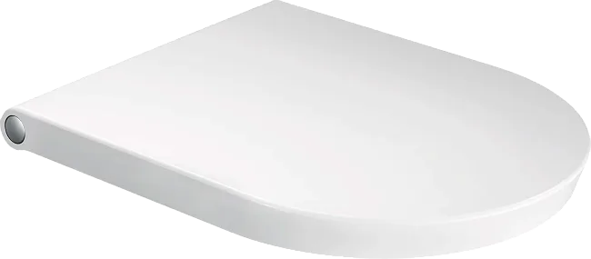 Крышка-сиденье Duravit White Tulip 0027090000 с микролифтом, петли хром Sancos — Оригинал