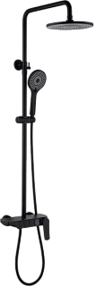 Душевая стойка RGW Shower Panels SP-33B, матовый черный