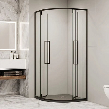 Душевой уголок RGW Stilvoll SV-53 B 80x80x200 профиль черный