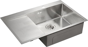 Мойка кухонная Paulmark Kroner PM217851-BSR брашированная нержавеющая сталь R