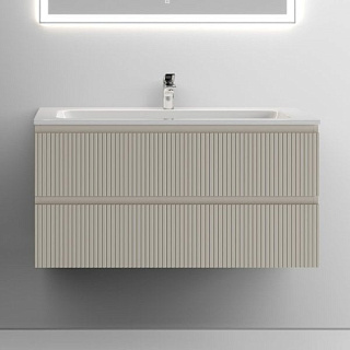 Тумба с раковиной Sancos Snob T 100 см, beige soft