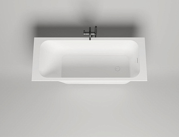 Ванна из искусственного камня Salini Orlanda Kit S-Sense 170x80 см, встраиваемая, белая, на ножках, 