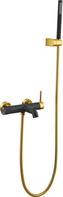 Смеситель для ванны с душем Boheme Uno 463-BG, black gold Sancos — Оригинал