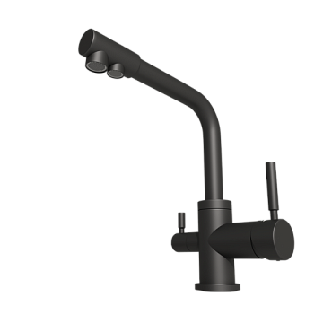 Смеситель для кухни Emar Steel ЕС - 3003N black