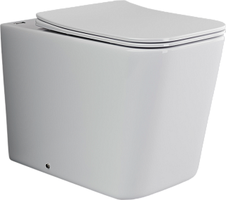 Унитаз приставной напольный Ceramicanova Cubic Rimless CN1809