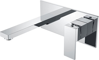 Смеситель для раковины Boheme Qubic 475-CR С ВНУТРЕННЕЙ ЧАСТЬЮ, chrome