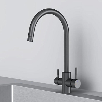 Смеситель для кухни AM.PM X-Joy S F85B07722, черный