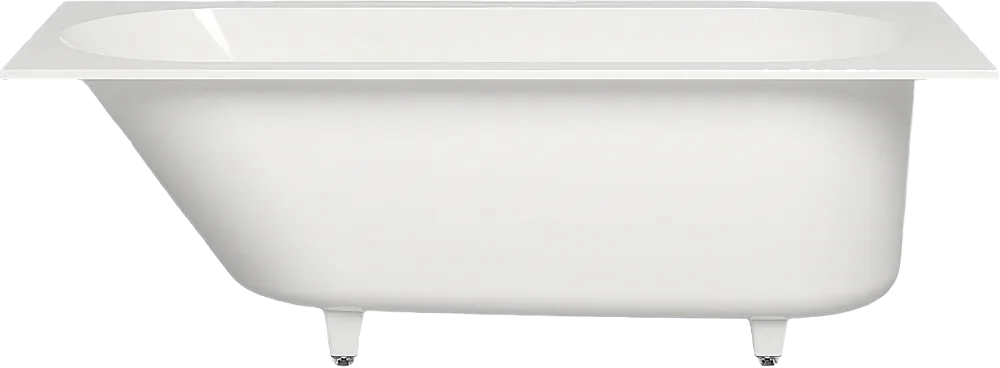 Ванна из искусственного камня Salini Ornella S-Sense 180x80 см, встраиваемая, матовая белая, на ножк Sancos — официальный сайт