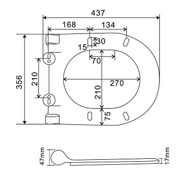 Унитаз подвесной торнадо Knotlor WC49WG, белый