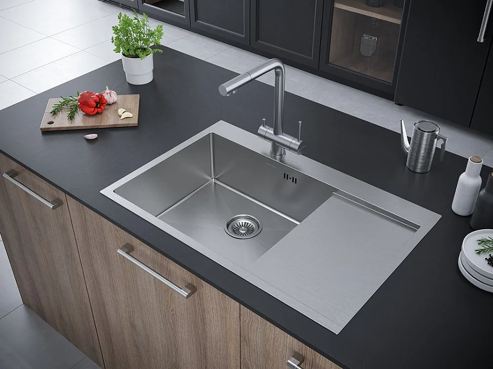 Смеситель для кухни Paulmark Skalen Sk213020-SS Sancos — официальный сайт