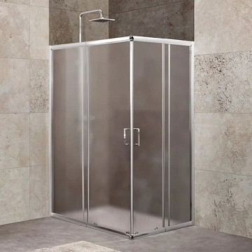 Душевой уголок BelBagno Unique AH-2-100/115-75/90-P-Cr стекло punto