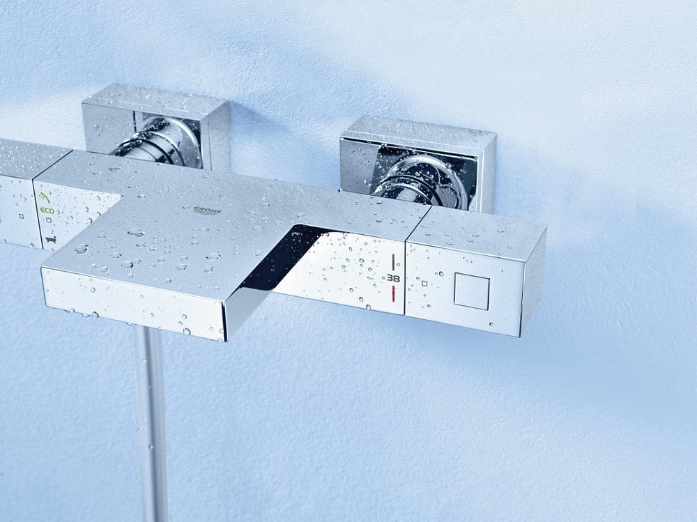 Термостатический смеситель Grohe Grohtherm Cube 34497000, для ванны с душем