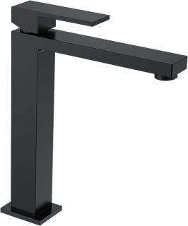 Смеситель для раковины Boheme Qubic 472-B matt black