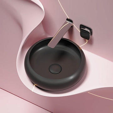 Накладная раковина Ceramicanova Element CN6050MB черная матовая