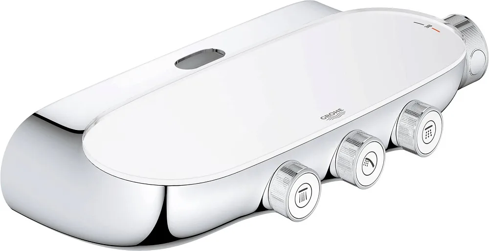 Душевая стойка Grohe Rainshower System SmartControl Duo 360 26250LS0, белая луна Sancos — официальный сайт