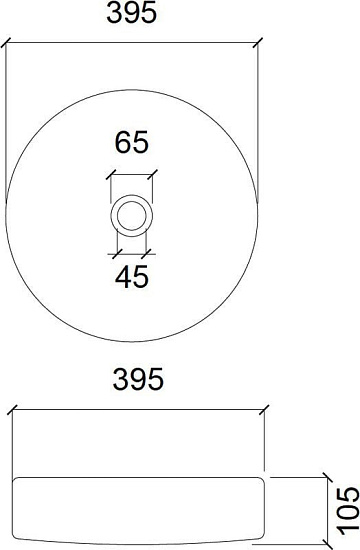 Накладная раковина Abber Glas AK2301DB синяя