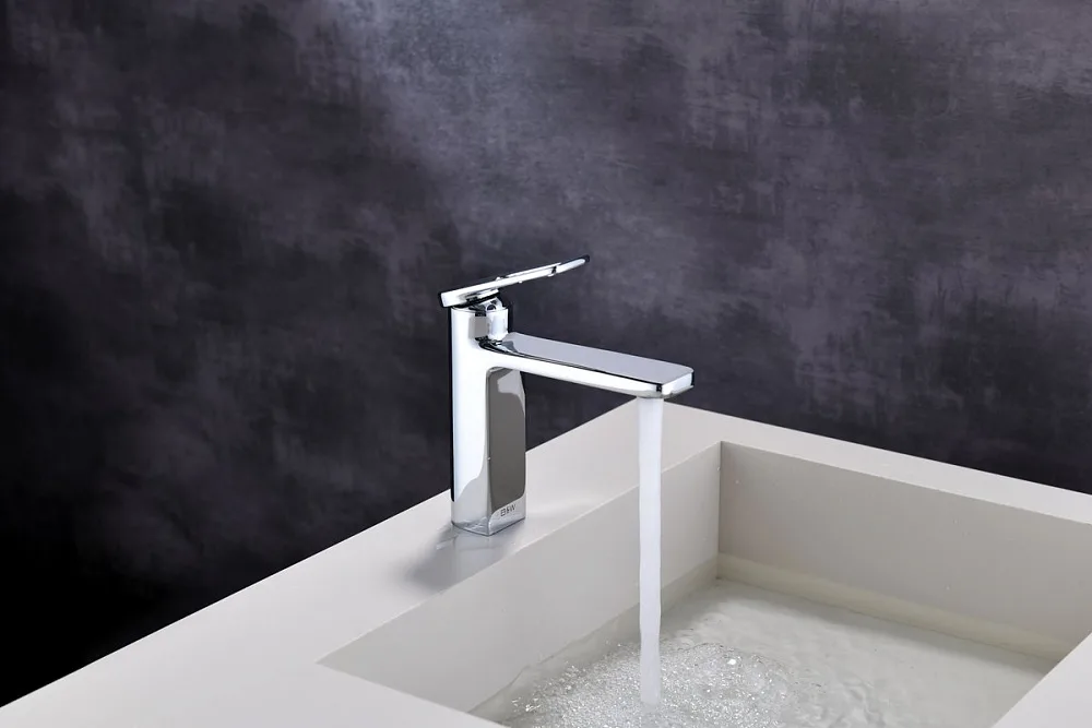 Смеситель для раковины Black&White Gravity 7103С chrome Sancos — официальный сайт