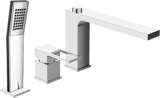 Смеситель на борт ванны BelBagno Romano BVD-CRM