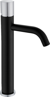Смеситель для раковины Boheme Stick 122-BCR.2 black touch chrome