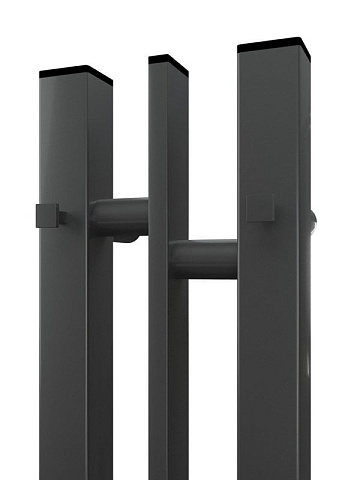 Полотенцесушитель электрический APEXTERMO Дельта DL10181GF 80x15 см, подключение справа, скрытое под