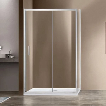Душевой уголок Vincea Garda VSR-1G9014CL 140x90 см, профиль хром, стекло прозрачное
