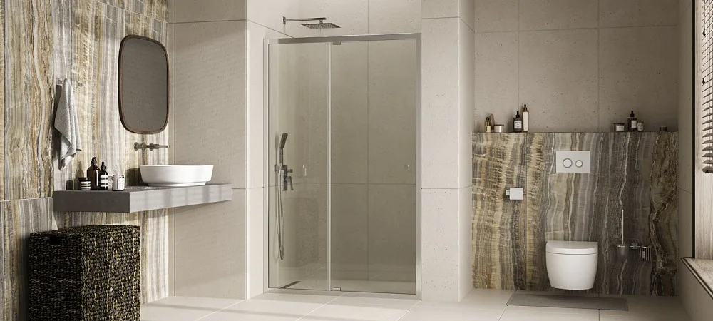Душевая дверь в нишу Wasserkraft Aula 11P05 120 см Sancos — официальный сайт