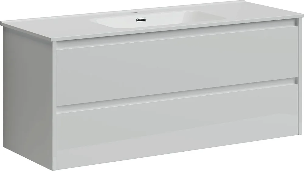 Тумба под раковину Sancos Libra 120 подвесная белый глянец, LB120-1W Sancos — официальный сайт