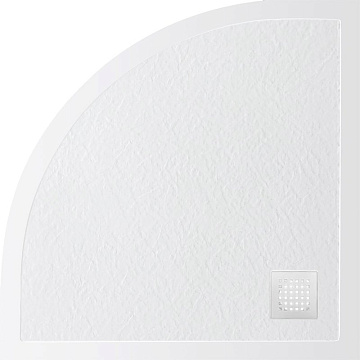 Поддон для душа BelBagno Uno TRAY-MR-UNO-R-80-550-35-W-BO 80х80, белый, с сифоном