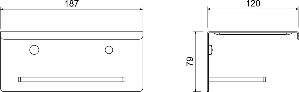 Держатель туалетной бумаги AQUATEK Либра AQ4309MB с полкой для телефона, матовый черный Sancos — официальный сайт