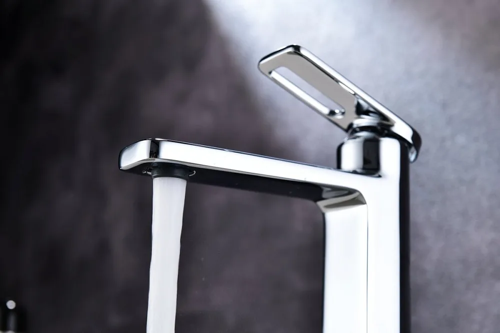 Смеситель для раковины Black&White Gravity 7103С chrome Sancos — официальный сайт