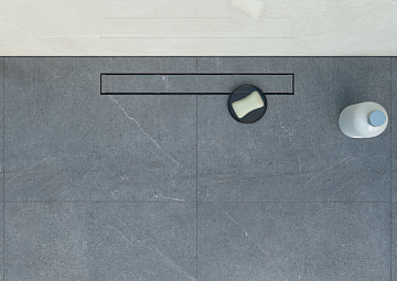 Душевой трап (лоток) Pestan Confluo Frameless Line 950, матовый хром