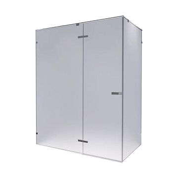 Душевой уголок RGW Stilvoll SV-040 100х80 профиль серый, стекло матовое
