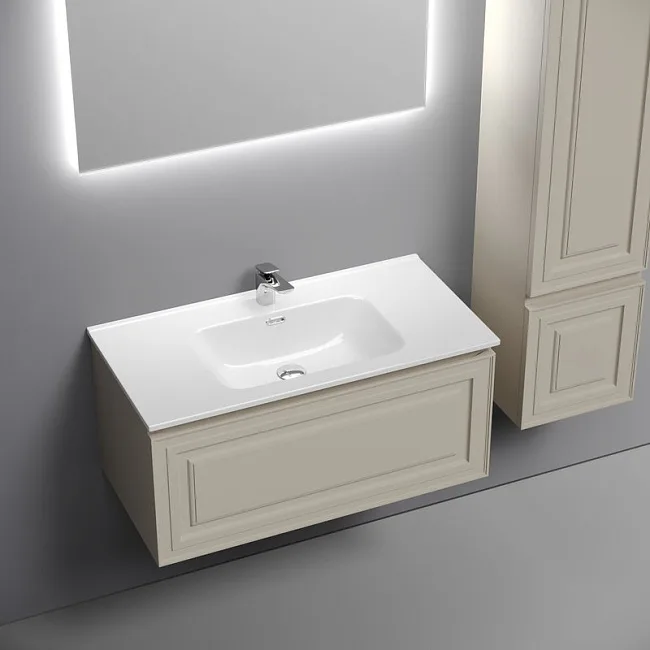 Тумба под раковину Sancos подвесная Very 90 Beige Soft VR90CE Sancos — Оригинал