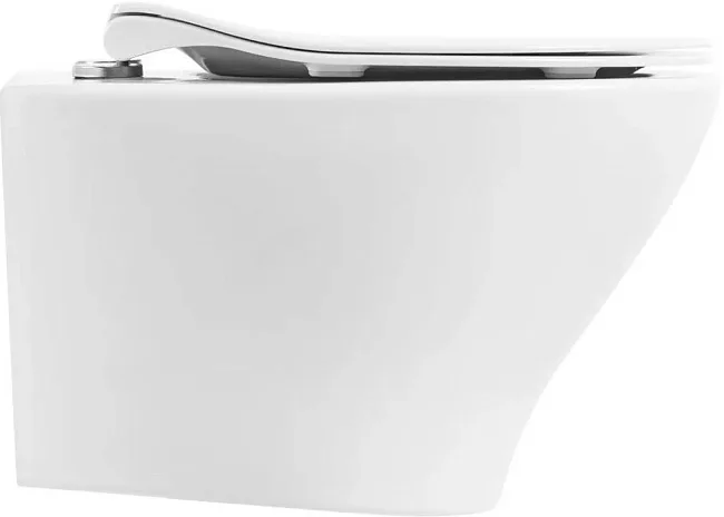 Крышка-сиденье BelBagno Prospero BB2020SC с микролифтом, петли хром Sancos — Оригинал