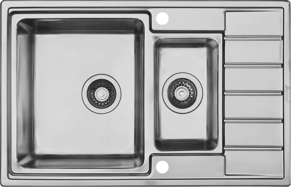 Мойка кухонная Seaman Eco Roma SMR-7850B с клапан-автоматом Sancos — официальный сайт