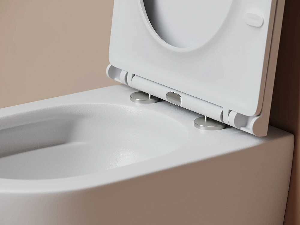 Унитаз подвесной Ceramicanova Vogue CN4008TMW белый матовый Sancos — официальный сайт