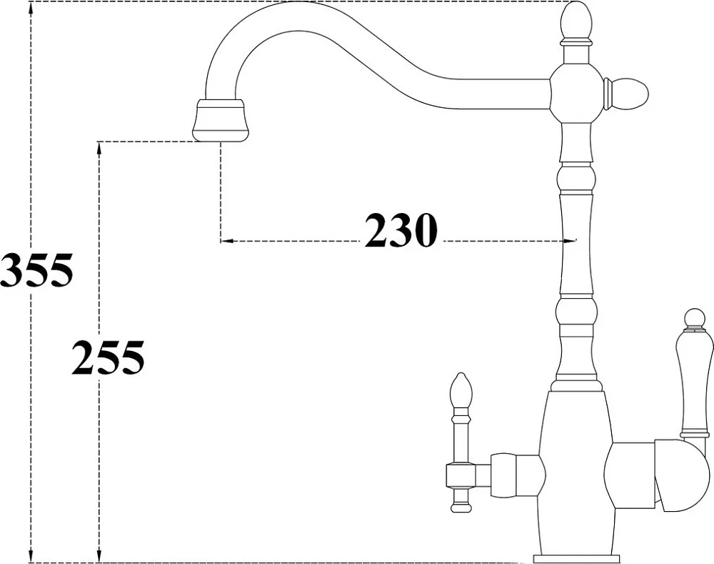 Смеситель для кухни Zorg Sanitary ZR 312 YF-33 Sancos — официальный сайт