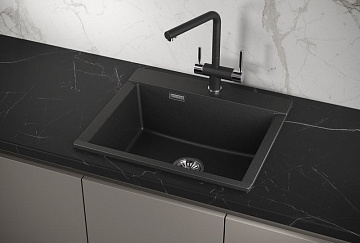 Мойка кухонная Granula Estetica 5804, черный