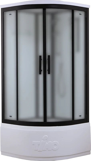 Душевая кабина Timo Standart T-6600BF Black Fabric с высоким поддоном