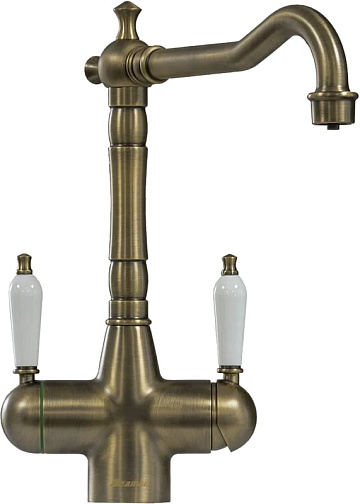 Смеситель для кухни Seaman Visconti SSL-7517-AB antique brass