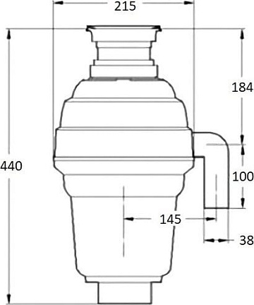 Измельчитель отходов Bone Crusher BC 1000-AS