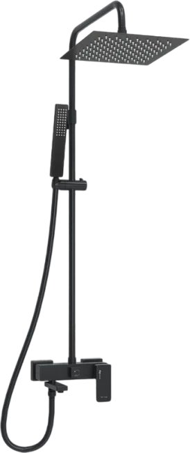 Душевая стойка Wasserkraft Abens 2000 A277.255.218.BM, черная Sancos — Оригинал