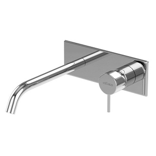 Смеситель для раковины Cezares Leaf LEAF-BLI1-L-01-W0 С ВНУТРЕННЕЙ ЧАСТЬЮ, хром