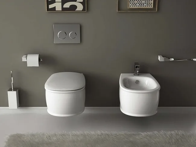 Крышка-сиденье ArtCeram Atelier AZA001 05 71 белое матовое, с микролифтом, петли хром Sancos — Оригинал