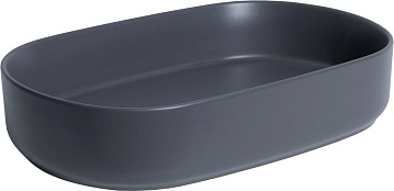 Накладная раковина Allen Brau Fantasy Oval 55x36, серая